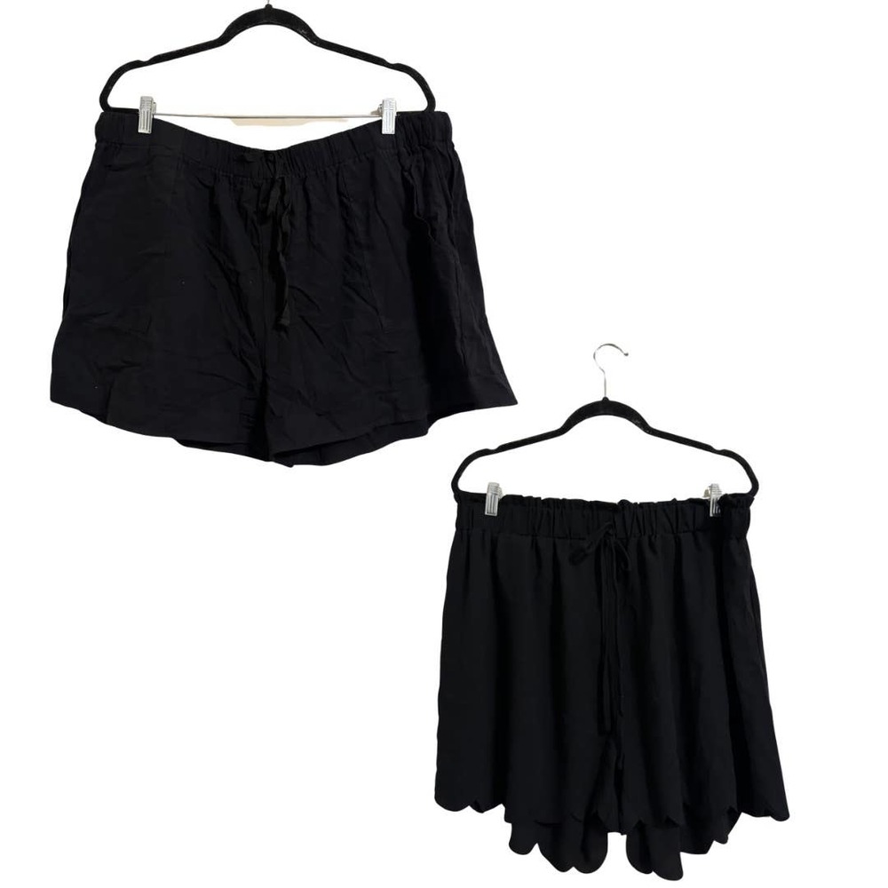 SHEIN Set of Black Shorts Size 3XL